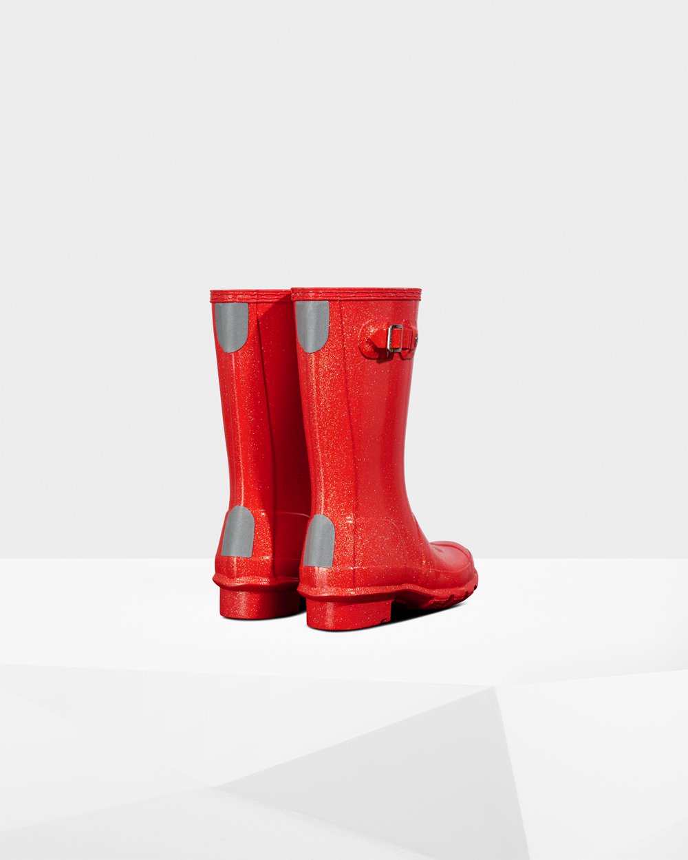 Bottes de Pluie Hunter Original Grands Starcloud Enfant Orange Rouge XQRNZET-17